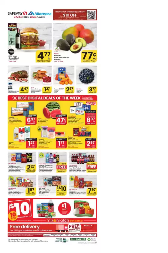 Great discounts on selected products