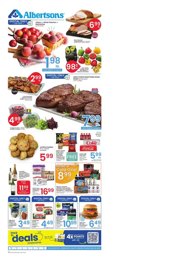 Albertsons catalogue in Ludlow VT | Top offers for smart savers | 2025-08-20T00:00:00.000Z - 2025-08-26T00:00:00.000Z