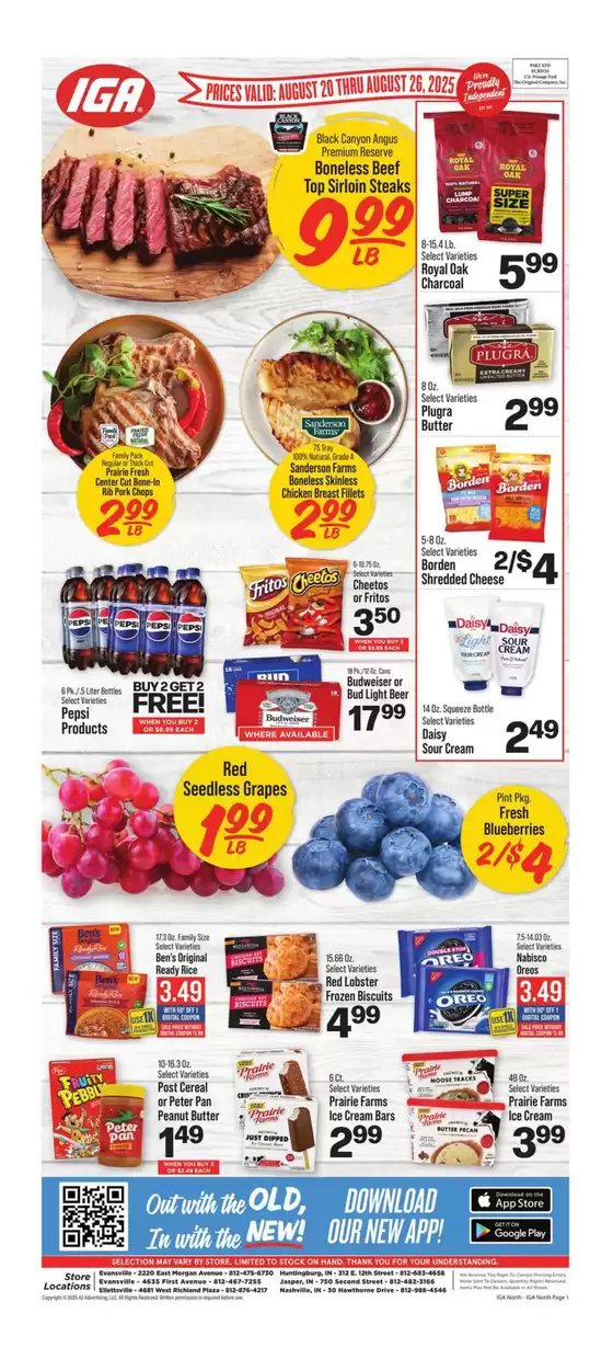 IGA catalogue in Nickerson KS | Exclusive deals for our customers | 2025-08-20T00:00:00.000Z - 2025-08-26T00:00:00.000Z