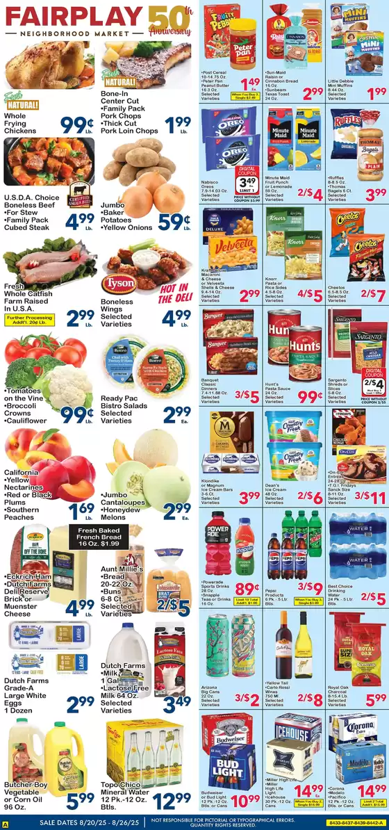 Current bargains and offers