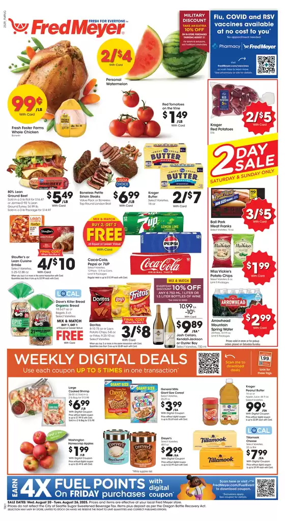 Fred Meyer catalogue in Minneapolis MN | Save now with our deals | 2025-08-20T00:00:00.000Z - 2025-08-26T00:00:00.000Z