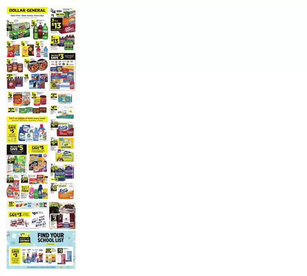 Dollar General catalogue in Salix PA | Exclusive bargains | 2025-08-17T00:00:00.000Z - 2025-08-23T00:00:00.000Z