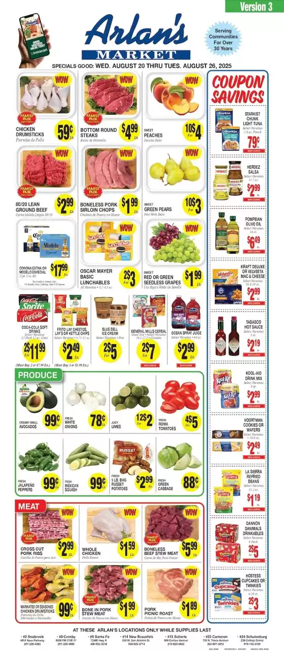 Arlan's Market catalogue in San Jose CA | Arlan's Market weekly ad | 2025-08-20T00:00:00.000Z - 2025-08-26T00:00:00.000Z