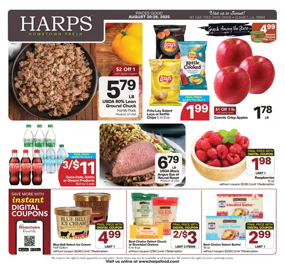 Harp's Market catalogue in Huntington Park CA | Our best deals for you | 2025-08-20T00:00:00.000Z - 2025-08-26T00:00:00.000Z