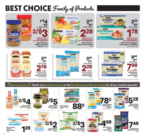 Harp's Market weekly ad