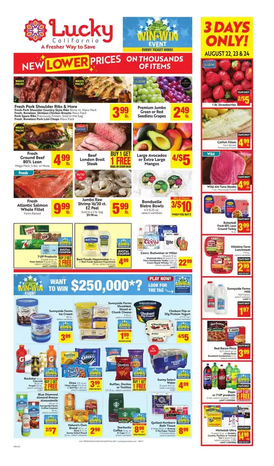 Lucky Supermarkets catalogue in Austin TX | Weekly | 2025-08-20T00:00:00.000Z - 2025-08-26T00:00:00.000Z