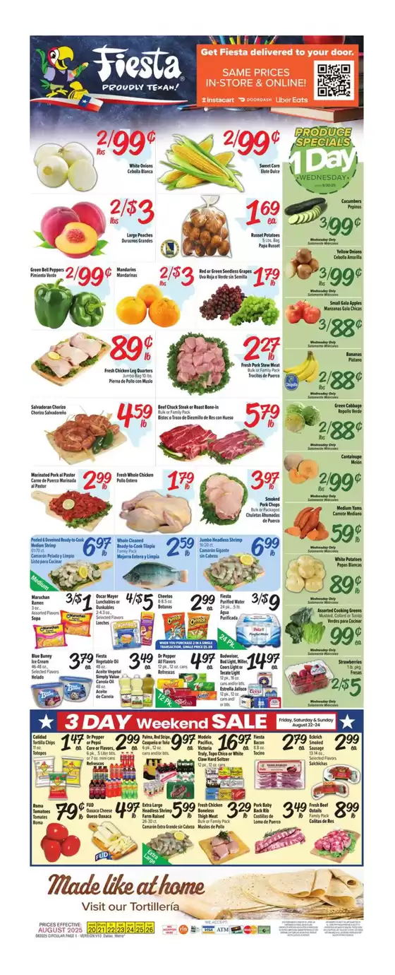 Fiesta Mart catalogue in Merrillville IN | Top offers for smart savers | 2025-08-20T00:00:00.000Z - 2025-08-26T00:00:00.000Z