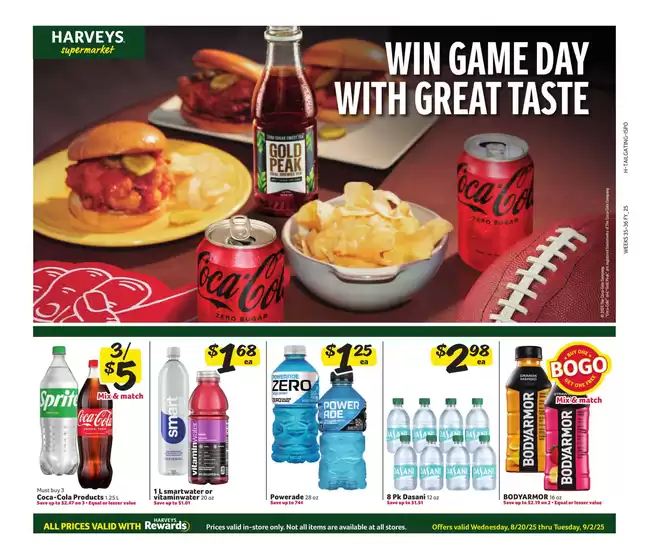 Harveys Supermarkets catalogue in Huntington Park CA | In-Store Flyer | 2025-08-20T00:00:00.000Z - 2025-09-02T00:00:00.000Z