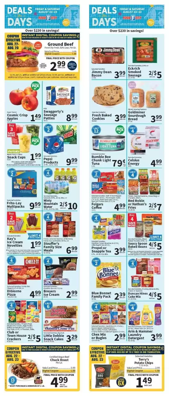 Food City catalogue in Merrillville IN | Food City Weekly ad | 2025-08-20T00:00:00.000Z - 2025-08-26T00:00:00.000Z