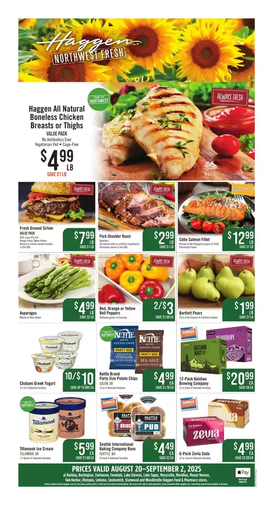 Haggen Food catalogue in Merrillville IN | Weekly Flyer | 2025-08-20T00:00:00.000Z - 2025-09-02T00:00:00.000Z