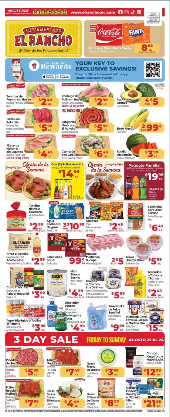 Supermercado El Rancho Weekly ad