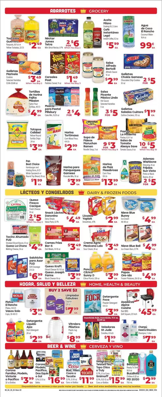 Supermercado El Rancho Weekly ad