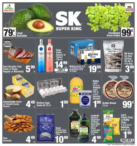 Weekly add Super King Markets