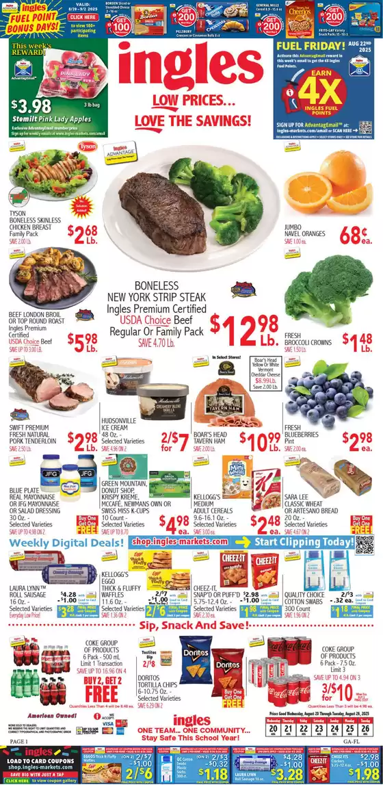 Current special promotions
