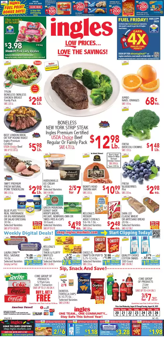 Ingles Markets catalogue | Discover attractive offers | 2025-08-20T00:00:00.000Z - 2025-08-26T00:00:00.000Z
