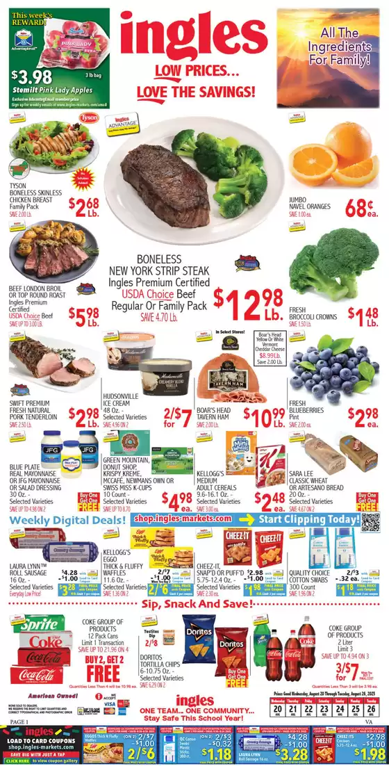 Ingles Markets catalogue | Our best offers for you | 2025-08-20T00:00:00.000Z - 2025-08-26T00:00:00.000Z