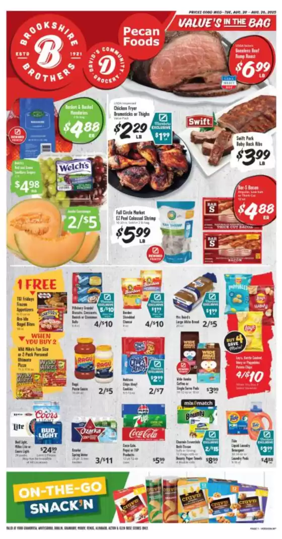 Brookshire Brothers catalogue in Ontario CA | Brookshire Brothers weekly ad | 2025-08-20T00:00:00.000Z - 2025-08-26T00:00:00.000Z