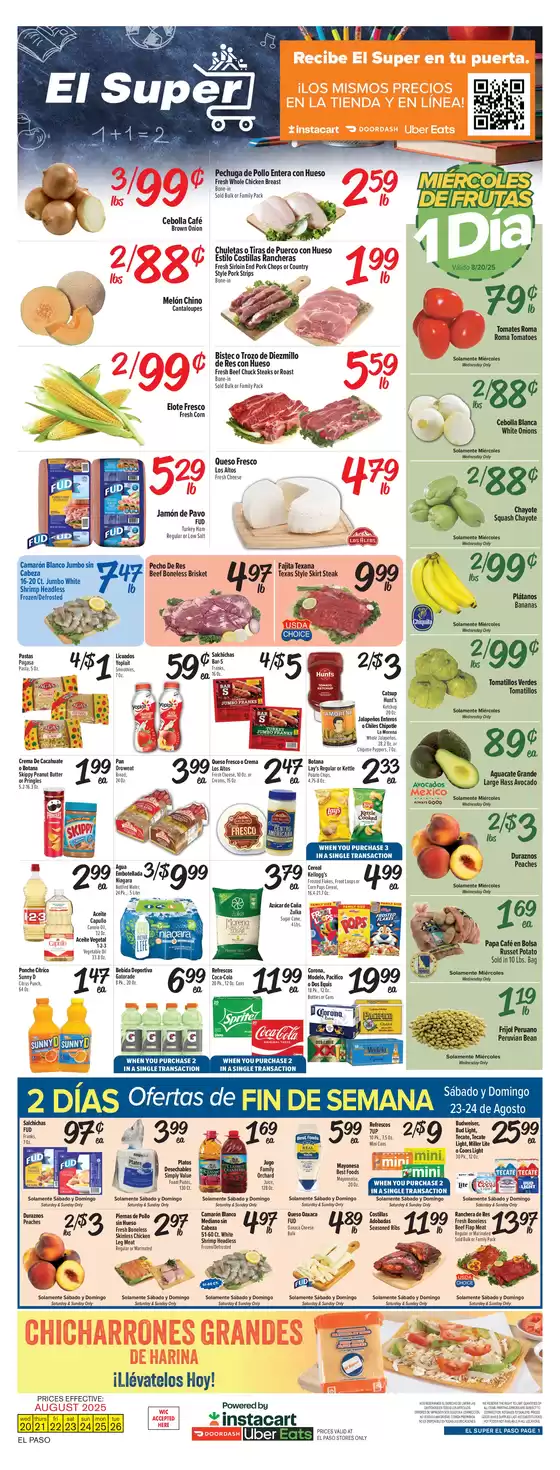 El Super catalogue in Fountain Hills AZ | Top deals and discounts | 2025-08-20T00:00:00.000Z - 2025-08-26T00:00:00.000Z