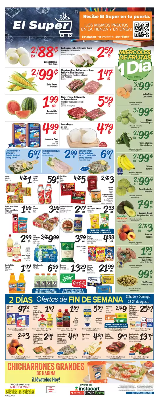 El Super catalogue in Fountain Hills AZ | Weekly Ad Savings (08/20/25 - 08/26/25) | 2025-08-20T00:00:00.000Z - 2025-08-26T00:00:00.000Z