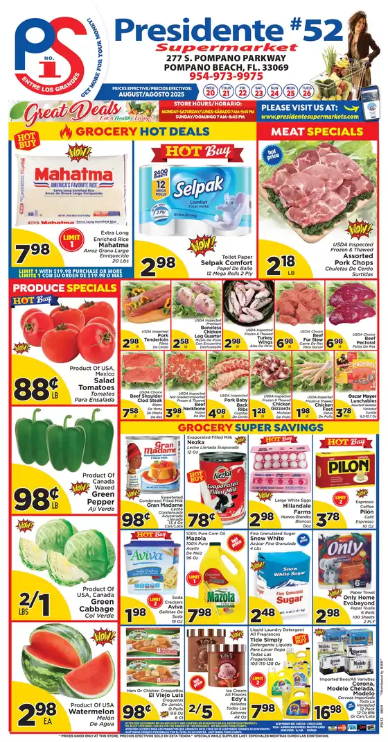 Presidente catalogue in Marietta GA | Great offer for all customers | 2025-08-01T00:00:00.000Z - 2025-08-31T00:00:00.000Z