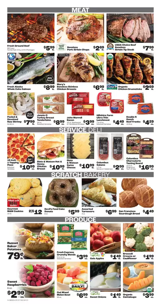 Current special promotions