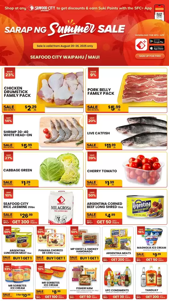 Seafood City catalogue in Marietta GA | Special offers for you | 2025-08-20T00:00:00.000Z - 2025-08-26T00:00:00.000Z