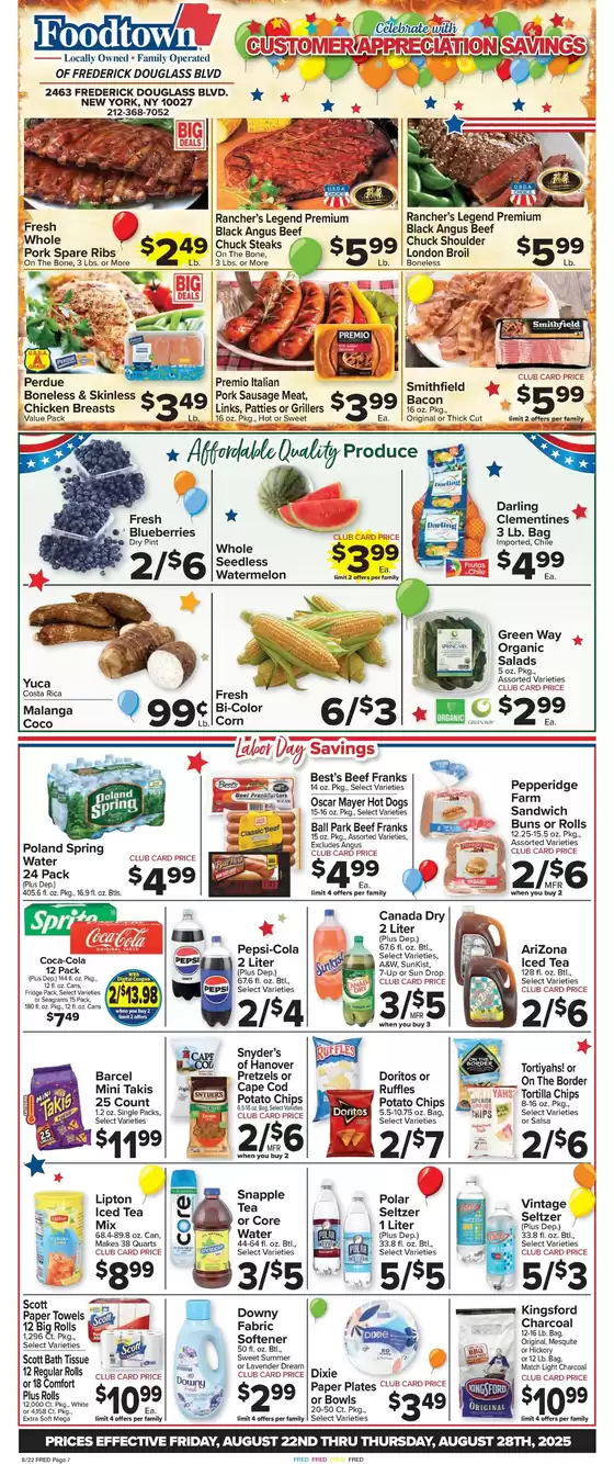 Foodtown supermarkets catalogue in Marietta GA | Our best deals for you | 2025-08-22T00:00:00.000Z - 2025-08-28T00:00:00.000Z
