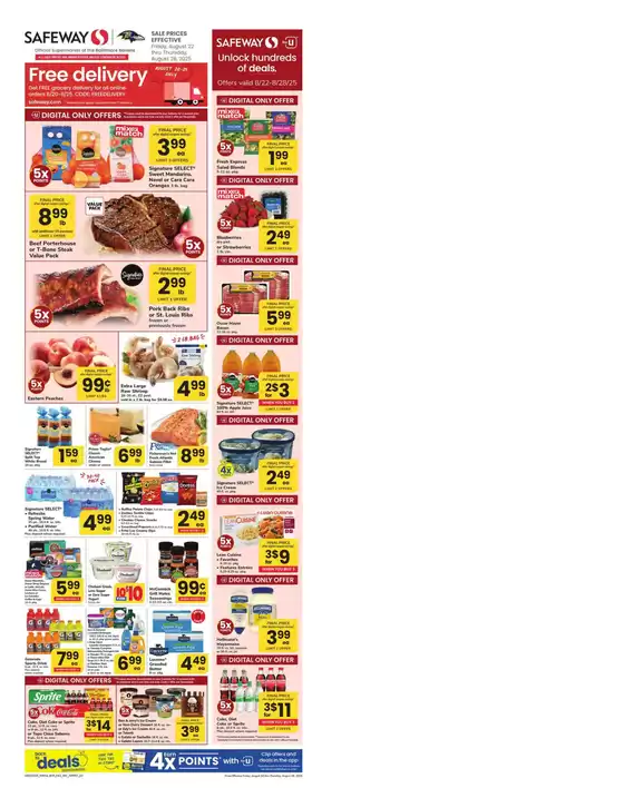 Current special promotions