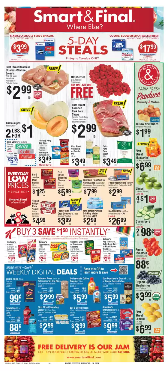 Smart & Final catalogue in Fair Haven VT | Great offer for all customers | 2025-08-22T00:00:00.000Z - 2025-08-26T00:00:00.000Z