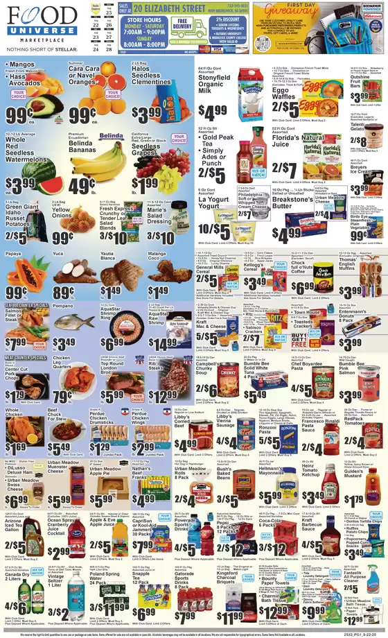 Food Universe catalogue in Rock Springs WY | Current special promotions | 2025-08-22T00:00:00.000Z - 2025-08-28T00:00:00.000Z