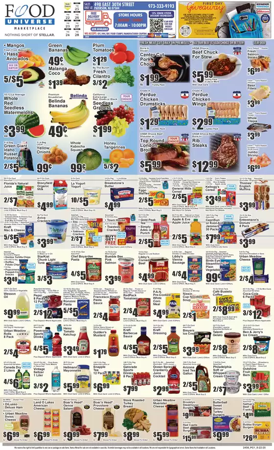 Food Universe catalogue in Edgar WI | Great offer for bargain hunters | 2025-08-22T00:00:00.000Z - 2025-08-28T00:00:00.000Z