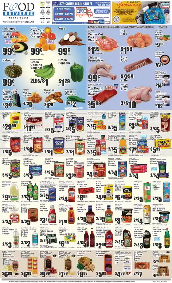 Food Universe catalogue in Rock Springs WY | Wide range of offers | 2025-08-22T00:00:00.000Z - 2025-08-28T00:00:00.000Z