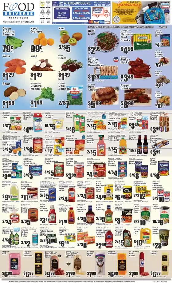 Food Universe catalogue in Rock Springs WY | Current bargains and offers | 2025-08-22T00:00:00.000Z - 2025-08-28T00:00:00.000Z