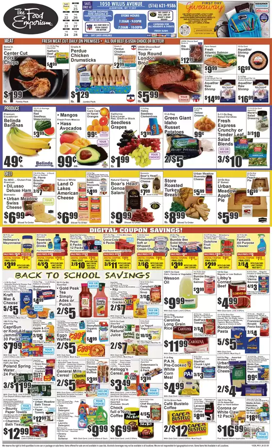 The Food Emporium catalogue in Gulfport MS | Top deals for all customers | 2025-08-22T00:00:00.000Z - 2025-08-28T00:00:00.000Z