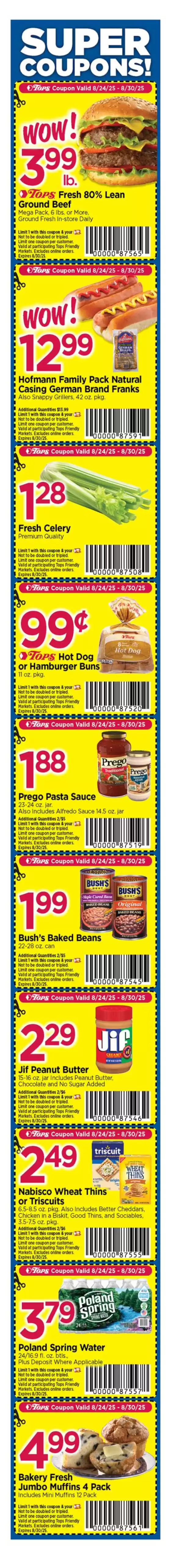 Tops catalogue in Great Bend KS | Super Coupons! | 2025-08-24T00:00:00.000Z - 2025-08-30T00:00:00.000Z