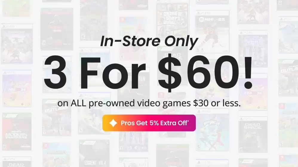 Current special promotions