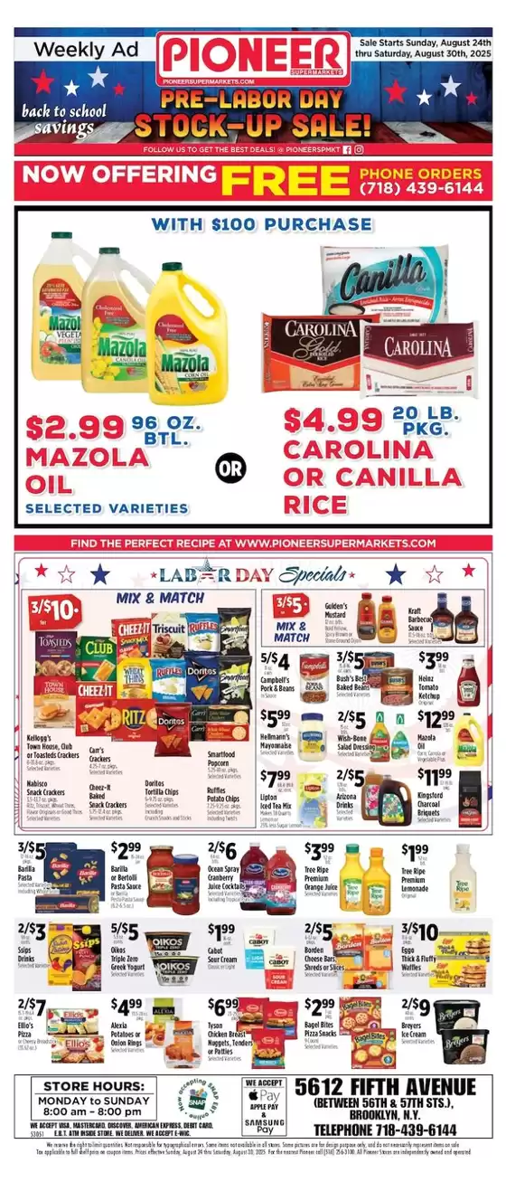 Pioneer Supermarkets catalogue in Great Bend KS | Discover attractive offers | 2025-08-24T00:00:00.000Z - 2025-08-30T00:00:00.000Z