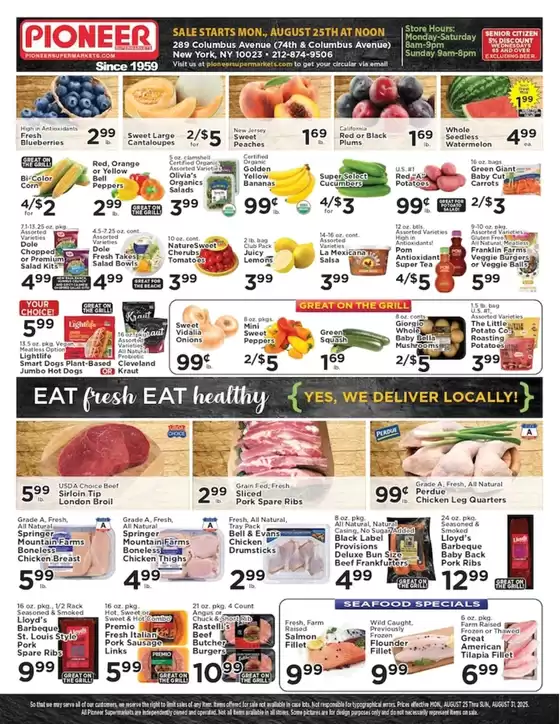 Pioneer Supermarkets catalogue in Liberal KS | Pioneer Supermarkets weekly ad | 2025-08-25T00:00:00.000Z - 2025-08-31T00:00:00.000Z