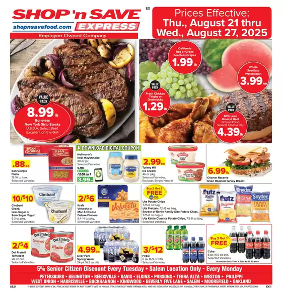 Shop 'n Save catalogue in Liberal KS | Our best offers for you | 2025-08-21T00:00:00.000Z - 2025-08-27T00:00:00.000Z