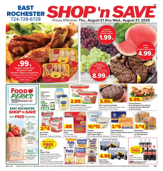 Shop 'n Save catalogue in Liberal KS | Top deals for all customers | 2025-08-21T00:00:00.000Z - 2025-08-27T00:00:00.000Z