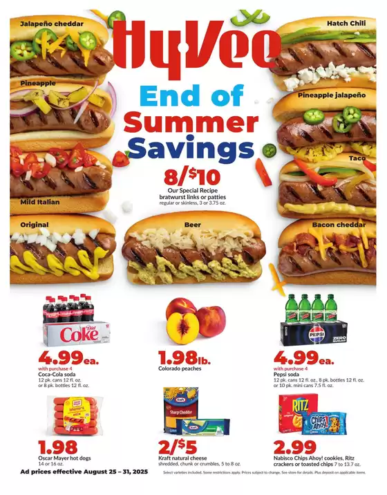 Hy-Vee catalogue in Frankfort IN | Offers for bargain hunters | 2025-08-25T00:00:00.000Z - 2025-08-31T00:00:00.000Z