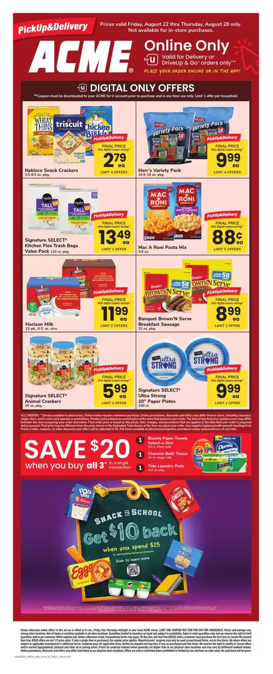 ACME catalogue in Liberal KS | Acme Markets - SP | 2025-08-22T00:00:00.000Z - 2025-08-28T00:00:00.000Z