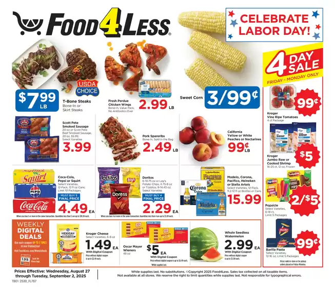 Food 4 Less catalogue in Atlanta GA | Top offers for all bargain hunters | 2025-08-27T00:00:00.000Z - 2025-09-02T00:00:00.000Z