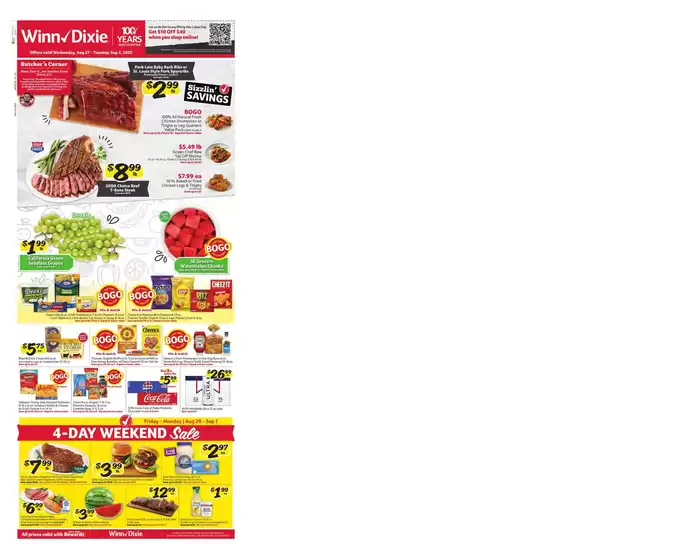 Winn Dixie catalogue in Mesa AZ | Save now with our deals | 2025-08-27T00:00:00.000Z - 2025-09-02T00:00:00.000Z
