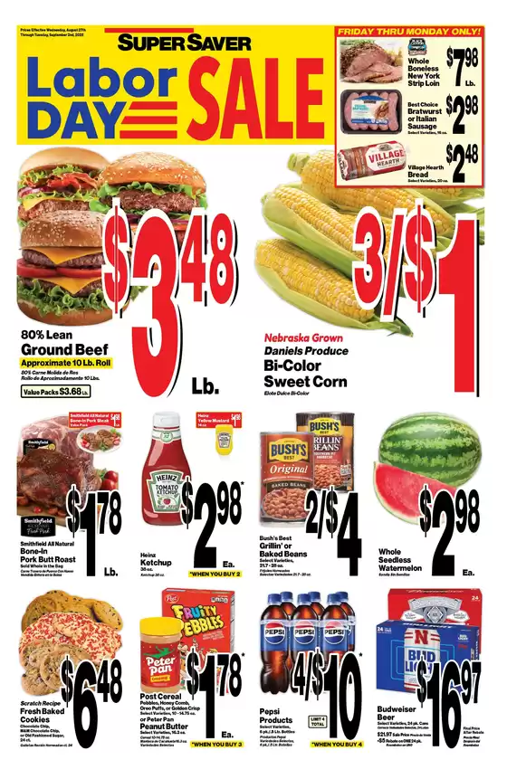 Super Saver catalogue in Mesa AZ | Top offers for all bargain hunters | 2025-08-27T00:00:00.000Z - 2025-09-02T00:00:00.000Z