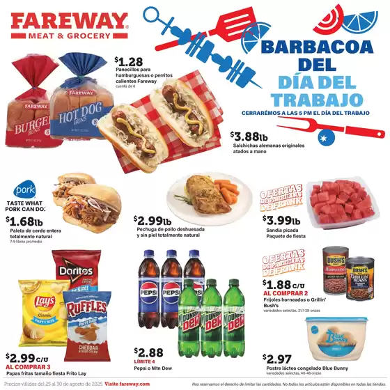 Fareway catalogue in Tuscola IL | Discounts and promotions | 2025-08-25T00:00:00.000Z - 2025-08-30T00:00:00.000Z