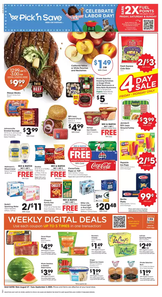 Current special promotions