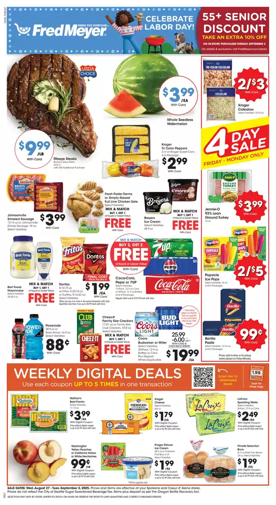 Fred Meyer catalogue in Houston TX | Discounts and promotions | 2025-08-27T00:00:00.000Z - 2025-09-02T00:00:00.000Z