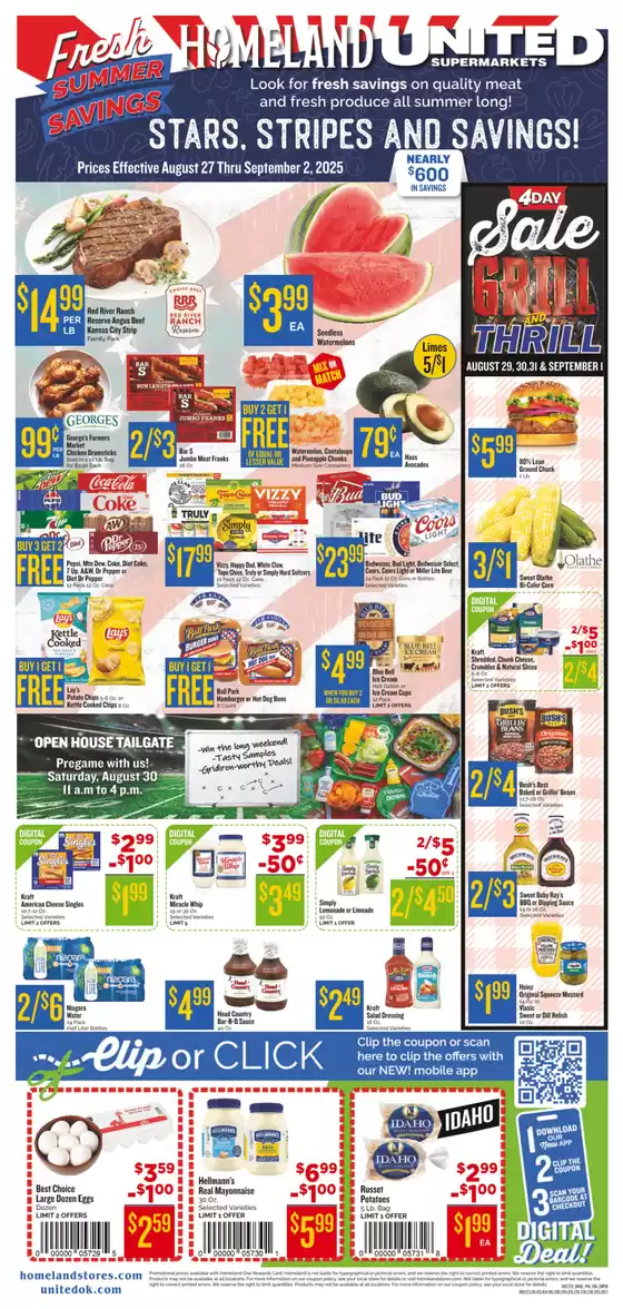 Homeland Market catalogue in Johns Creek GA | Weekly Specials! | 2025-08-27T00:00:00.000Z - 2025-09-02T00:00:00.000Z