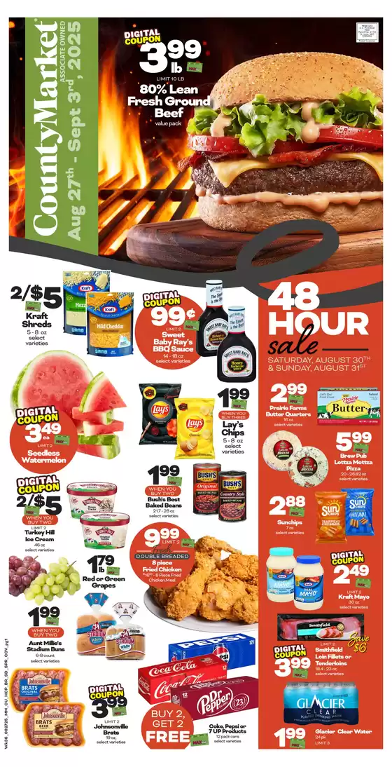 County Market catalogue in Morrisville VT | Our best offers for you | 2025-08-27T00:00:00.000Z - 2025-09-03T00:00:00.000Z